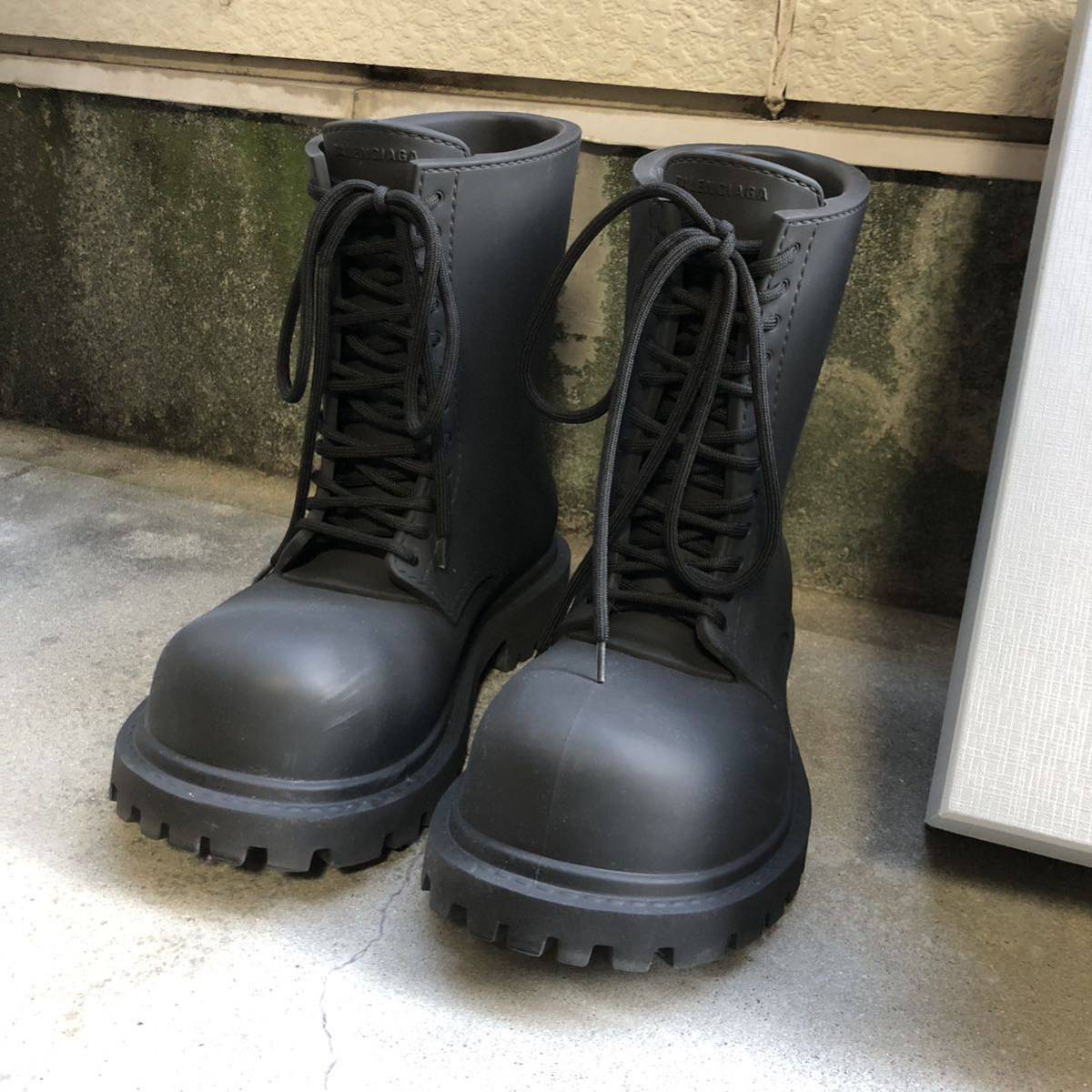 美品 BALENCIAGA バレンシアガ STEROID BOOTS ステロイド ブーツ サイズ42 クリーニング済み_画像3