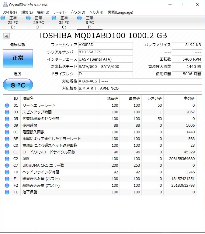 ポータブルHDDケース、HDD1TB搭載、ケーブル付属、2個セット_画像3