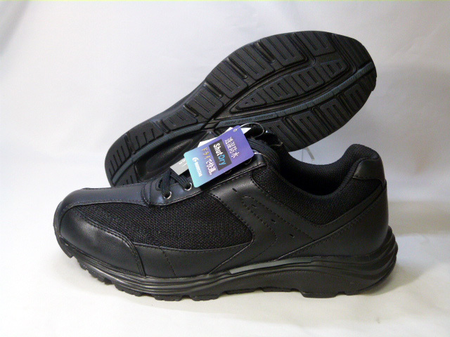 [ new goods ]* moon Star * world March * rain. day . safety! waterproof waterproof * walking shoes *WM3133 black 25.0cmEEE