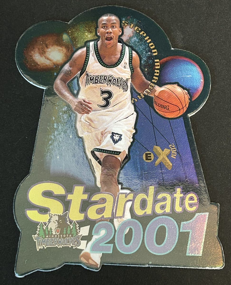 NBA 97-98 E-X2001 STAR DATE 2001 ＃9SD Stephon Marbury ※コンディション注意_画像1