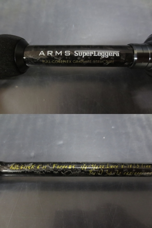 ◆ ⑦ Megabass メガバス ARMS SUPER LEGGERA アームズ スーパーレジェーラ ASL6113X【タバコ臭有】_画像2