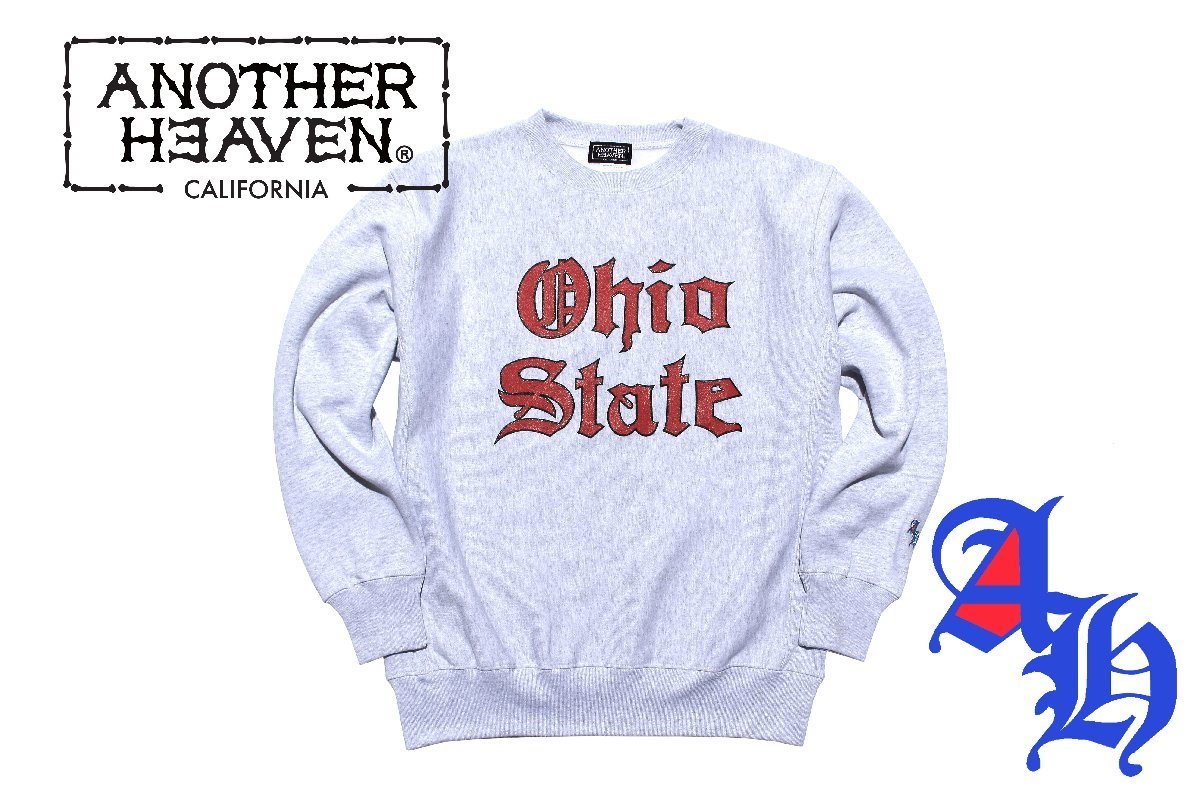 1円～80s Heavyweight Ohio State Logo Another Heaven/アナザーヘブン新品未使用/正規品SWEATスウェット/菅田将暉リバースウィーブサイズL_画像3