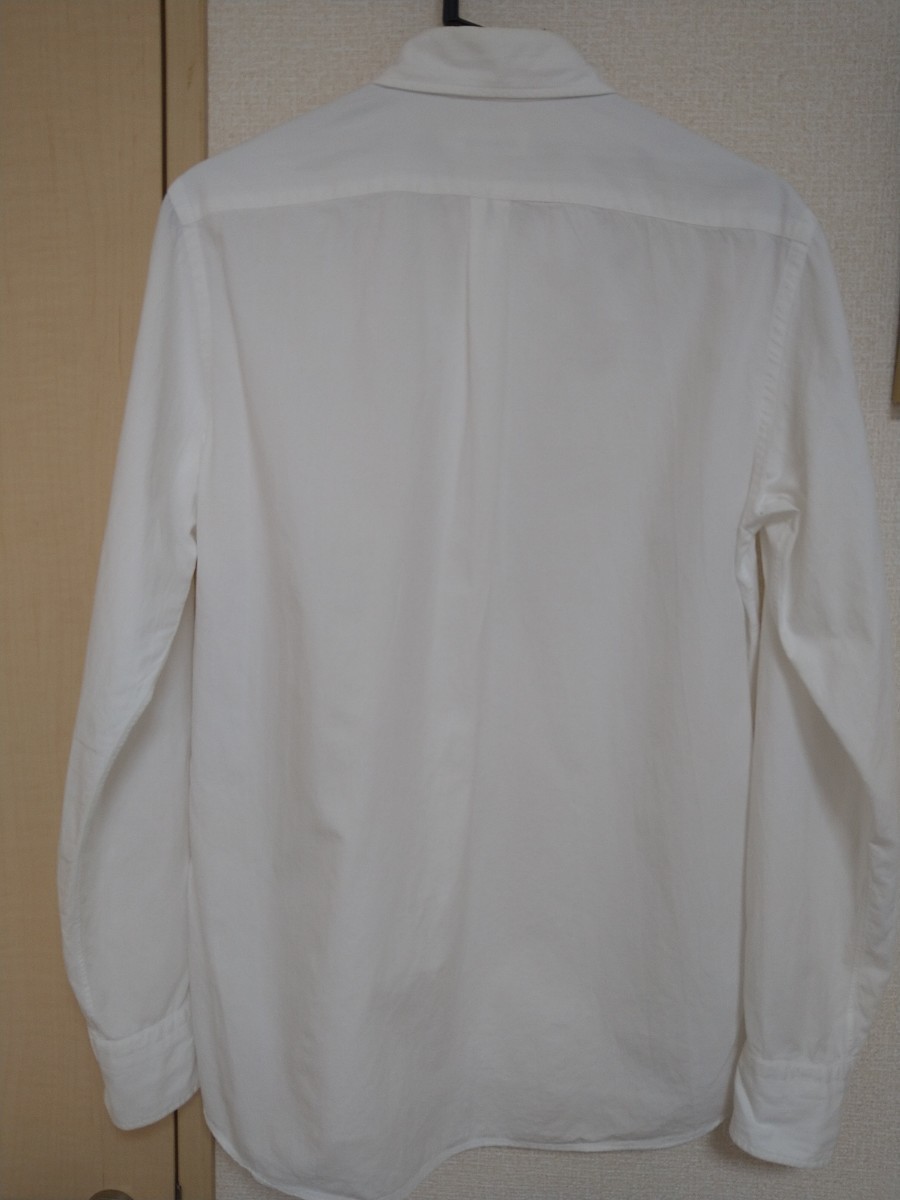 SOUTIENCOL　スティアンコル ボタンダウンシャツ 　ホワイト　美品　サイズ2 _画像6