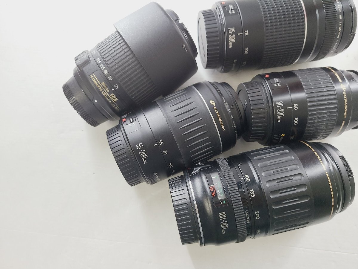 Canon Nikon キャノン ニコン 一眼レフ カメラ レンズ まとめ売り_画像4
