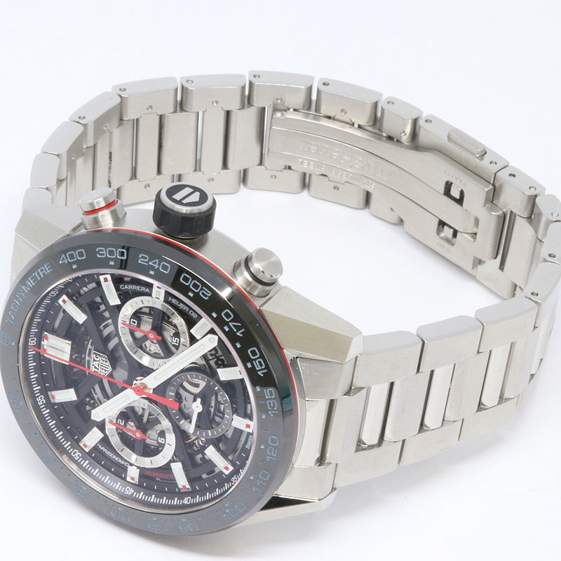 TAG HEUER TAG Heuer Carrera kyali bar Heuer 02 chronograph CBG2A10.BA0654 self-winding watch men's wristwatch ( pawnshop wistaria thousand shop )