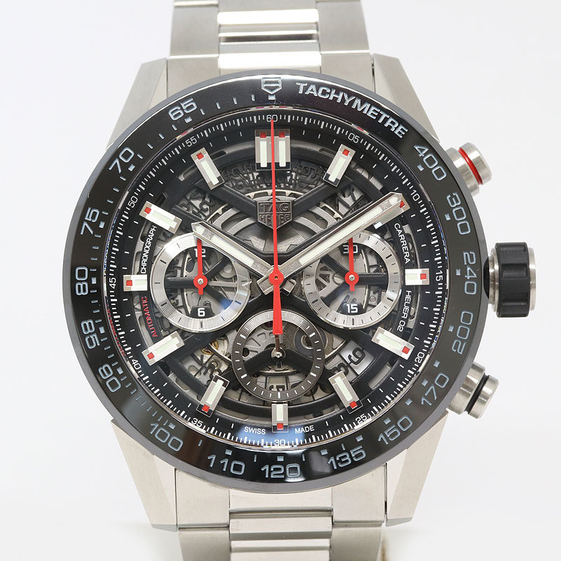 TAG HEUER TAG Heuer Carrera kyali bar Heuer 02 chronograph CBG2A10.BA0654 self-winding watch men's wristwatch ( pawnshop wistaria thousand shop )