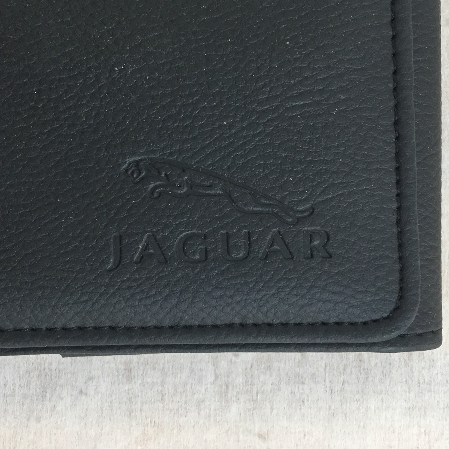JAGUAR ジャガー 純正 取扱説明書ケース　車検証ケース レザーケース サイズ約23.5×16.5cm_画像2