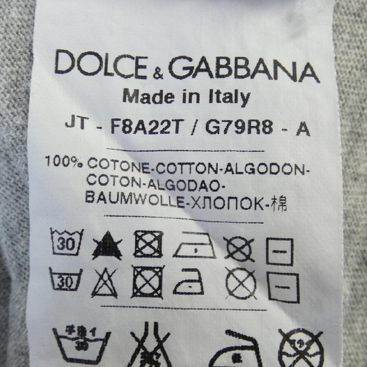 ドルチェアンドガッバーナ DOLCE&GABBANA Tシャツ_画像3