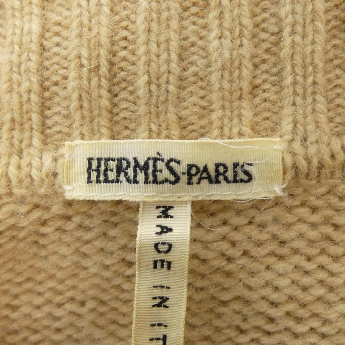 【ヴィンテージ】エルメス HERMES ニット_画像4