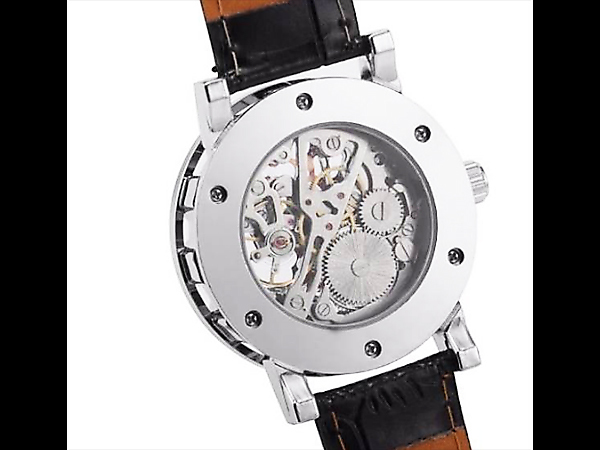 39-5■新品■スケルトン腕時計(WINER) 高級 機械式 最新モデル カジュアル アナログ suunto 美しすぎるデザイン casio アンティーク_画像2