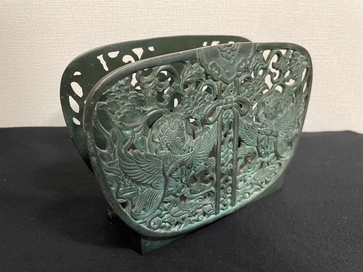 本立て　銅製　通電創立70周年　記念品