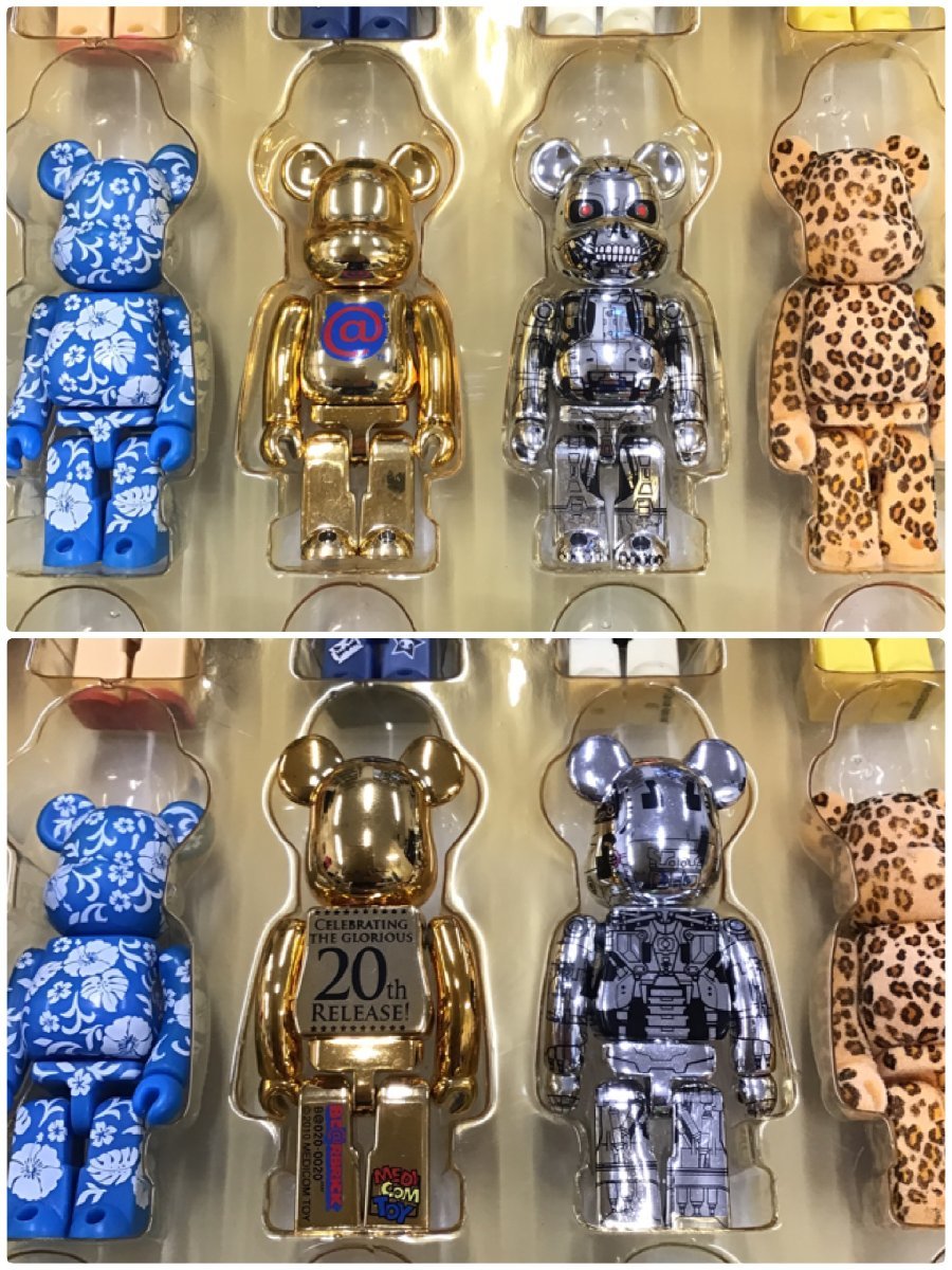 BE@RBRICK （ベアブリック）まとめ　45点　レア　希少　シークレット　100%　限定　ゴールド　シルバー　ガチャピン　ムック_シークレットも含みます。