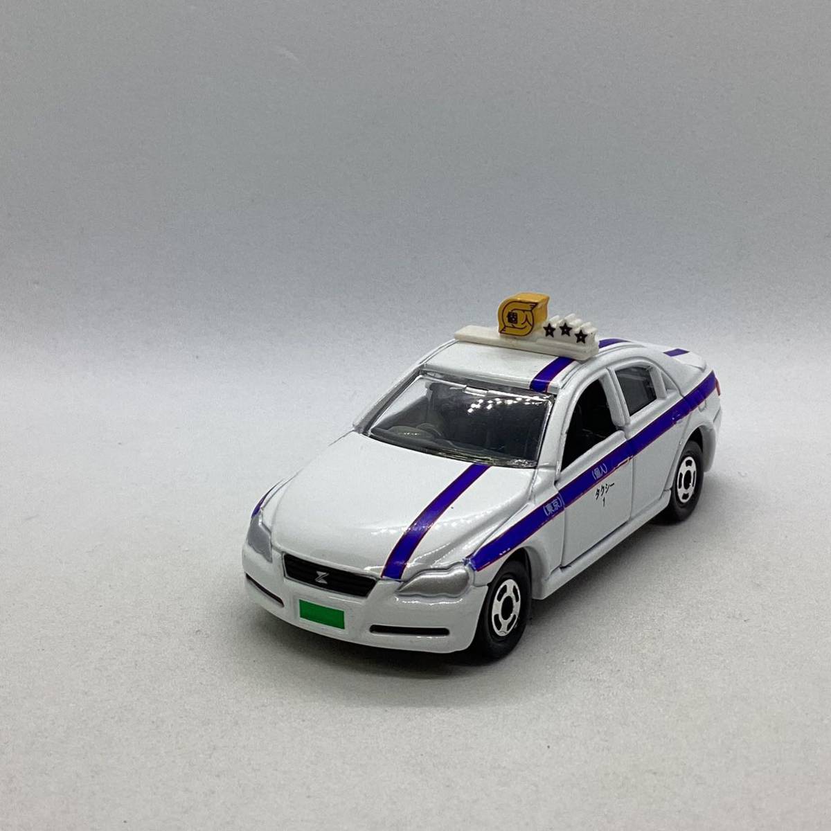 EJ1625 トミカ ミニカー トヨタ TOYOTA マークX 個人タクシー_画像1