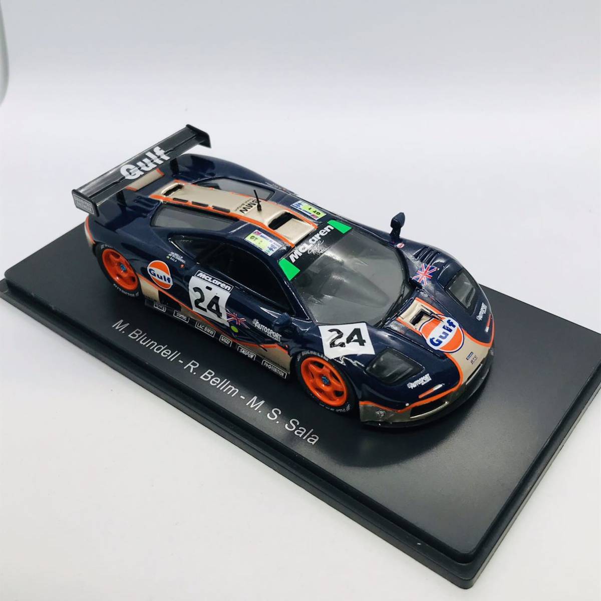 EP30 アシェット　ル・マン　24時間レースカーコレクション　ミニカー　McLaren F1 GTR_画像2