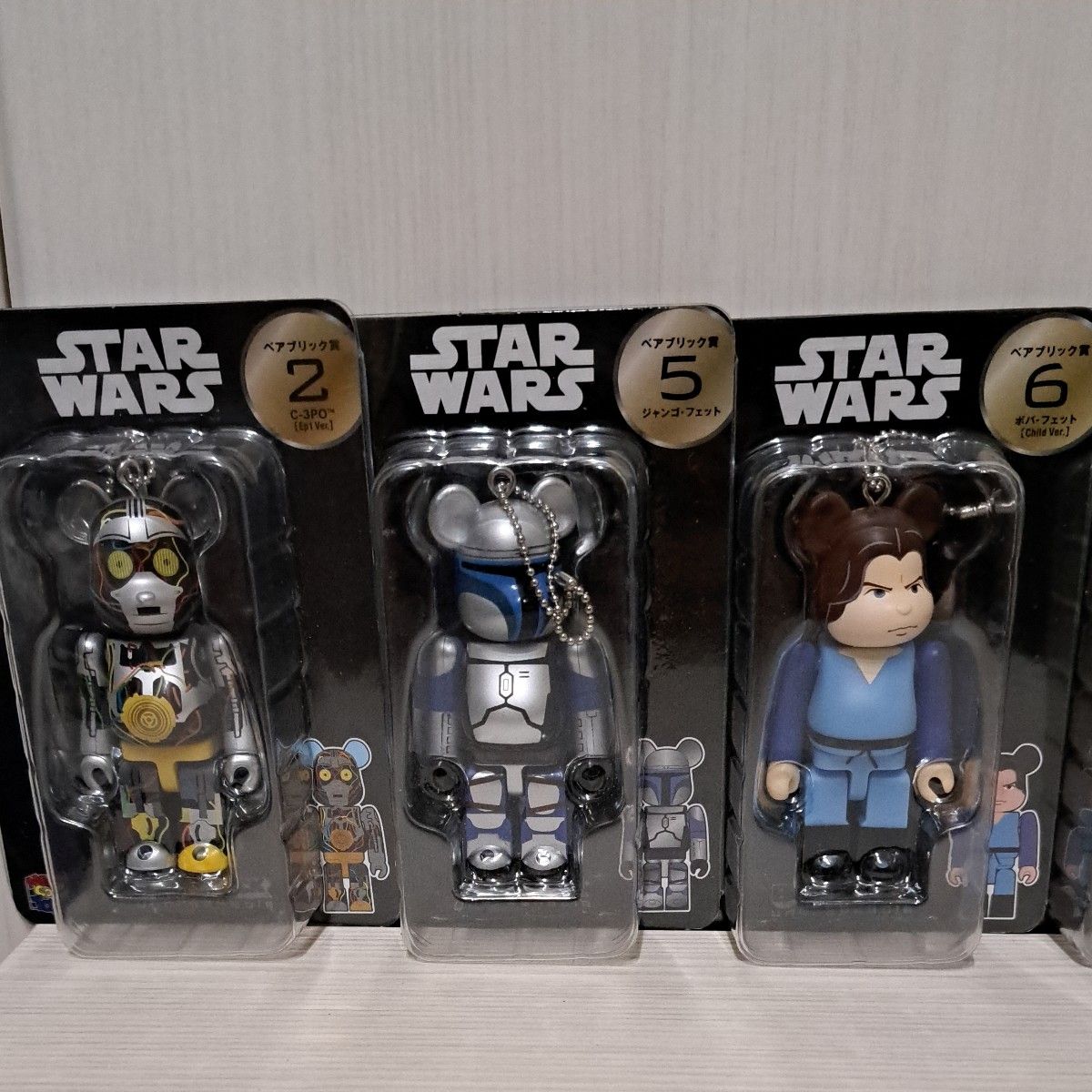 RBRICK Happyくじ ベアブリック スターウォーズ STAR WARS 6点 RBRICK Happyくじ ベアブリック スターウォーズ STAR WARS 6点