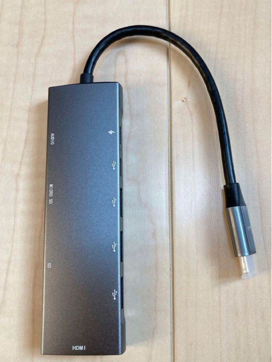 USB Cハブ マルチポートアダプター　USB SDカードリーダー USB-C