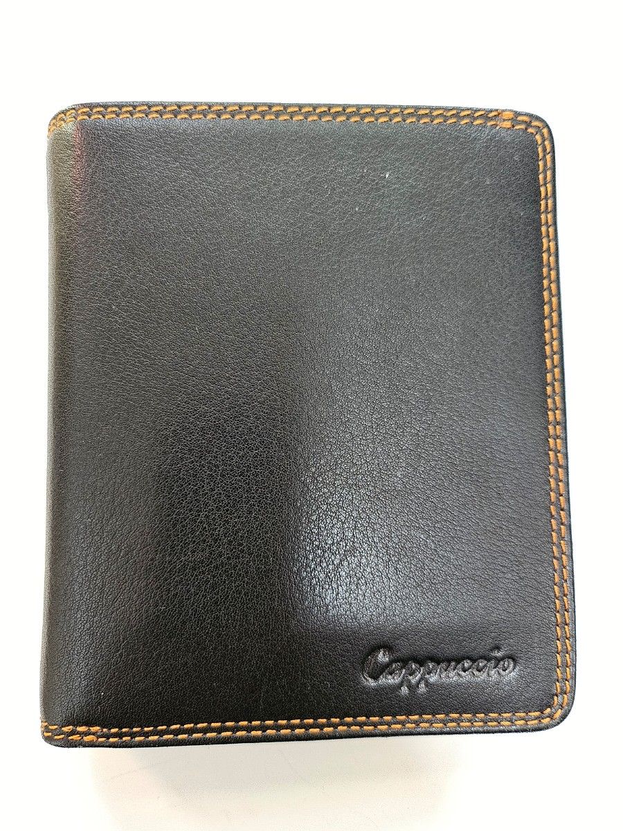 Cappuccioカプッチョ011 本革　特殊型二つ折り財布