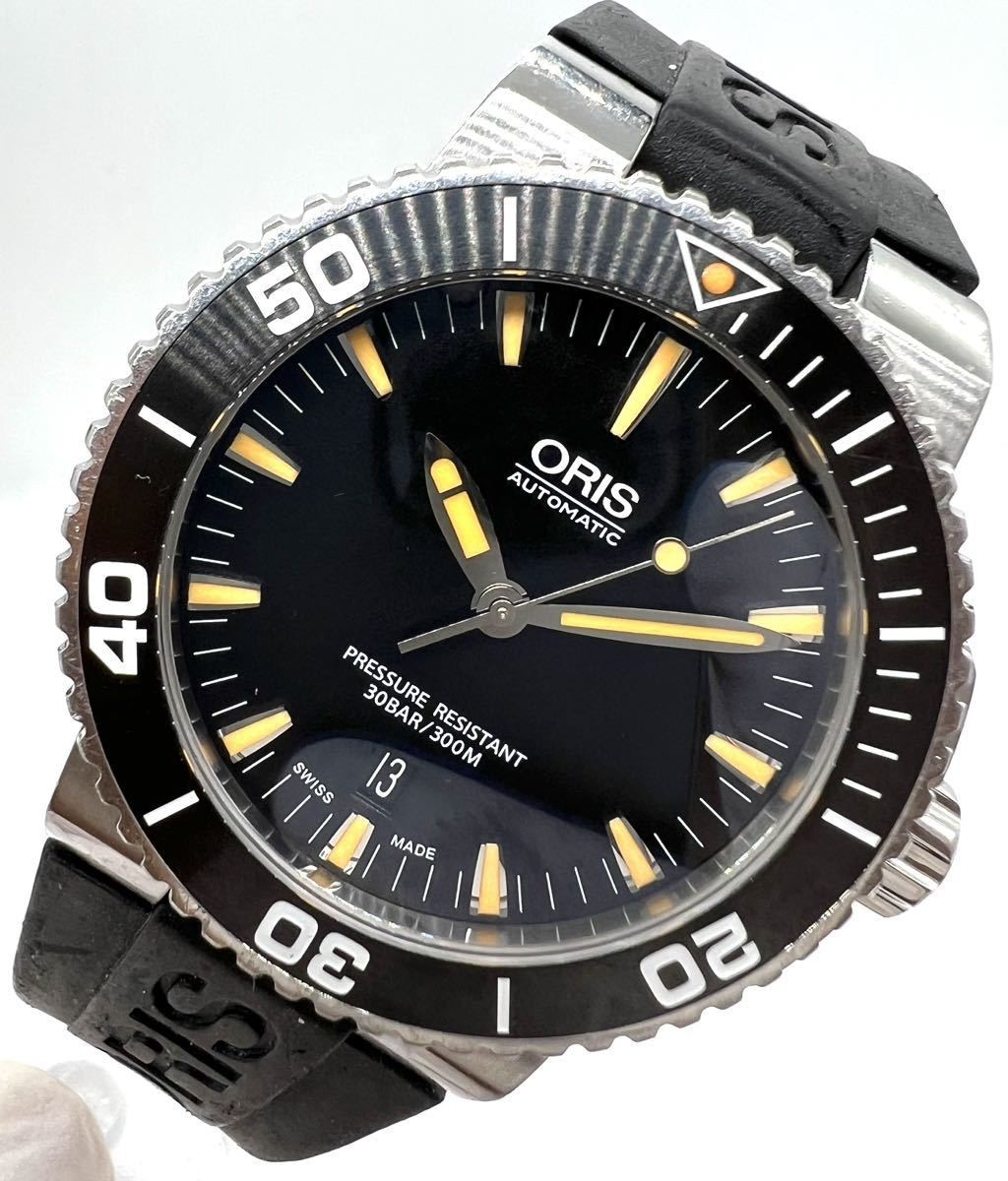 ORIS オリス アクイス デイト 01.733.7653.4154 自動巻き メンズ 腕時計 2266_画像1