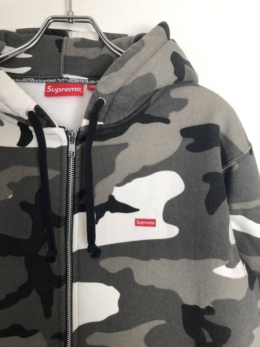 Supreme Zip Up Hooded Sweatshirt Snow Camo Small box logo Supreme Zip Up Hooded Sweatshirt Snow Camo Small box logo