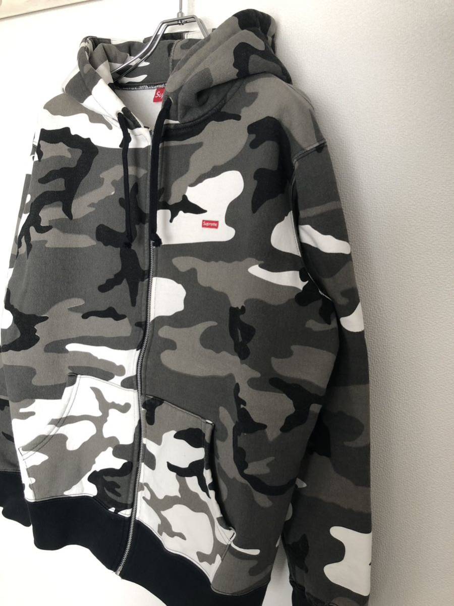 Supreme Zip Up Hooded Sweatshirt Snow Camo Small box logo Supreme Zip Up Hooded Sweatshirt Snow Camo Small box logo