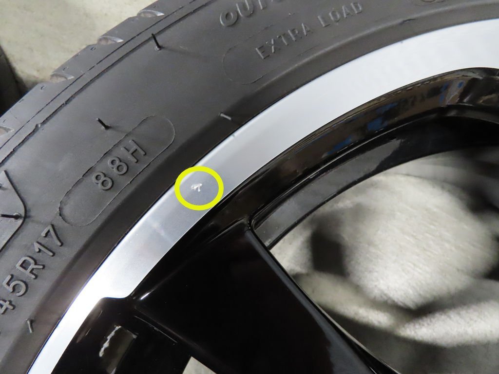 美品 ホンダ CR-Z 後期 205/45R17 純正 ZF2 ミシュラン プライマシー4 6.5J +45 PCD114.3 5穴 17インチ バリ溝_画像6