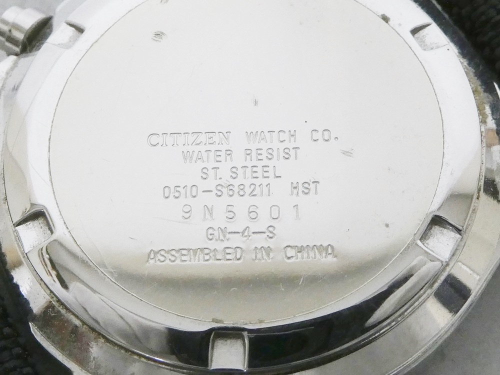 02 67-586293-12 [Y] CITIZEN シチズン OXY オキシー 0510-S68211 クロノグラフ デイト クォーツ メンズ 腕時計 旭67_画像9