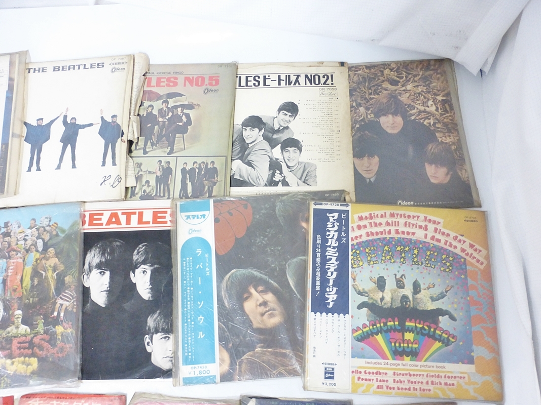 10 28-587130-23 [Y] ビートルズ Beatles オデオン 赤盤 EP LP レコード まとめて セット 名28_画像4