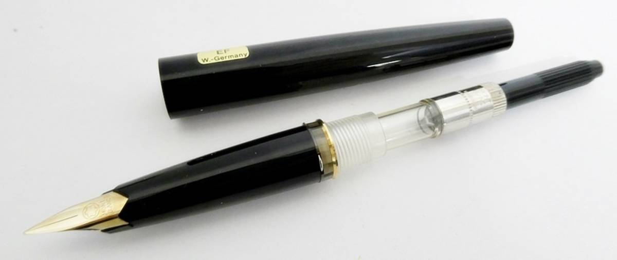 16 39-586523-16 [Y] 万年筆 2点まとめて PILOT パイロット ペン先18K 細軟 / モンブラン MONTBLANC 福39_画像8