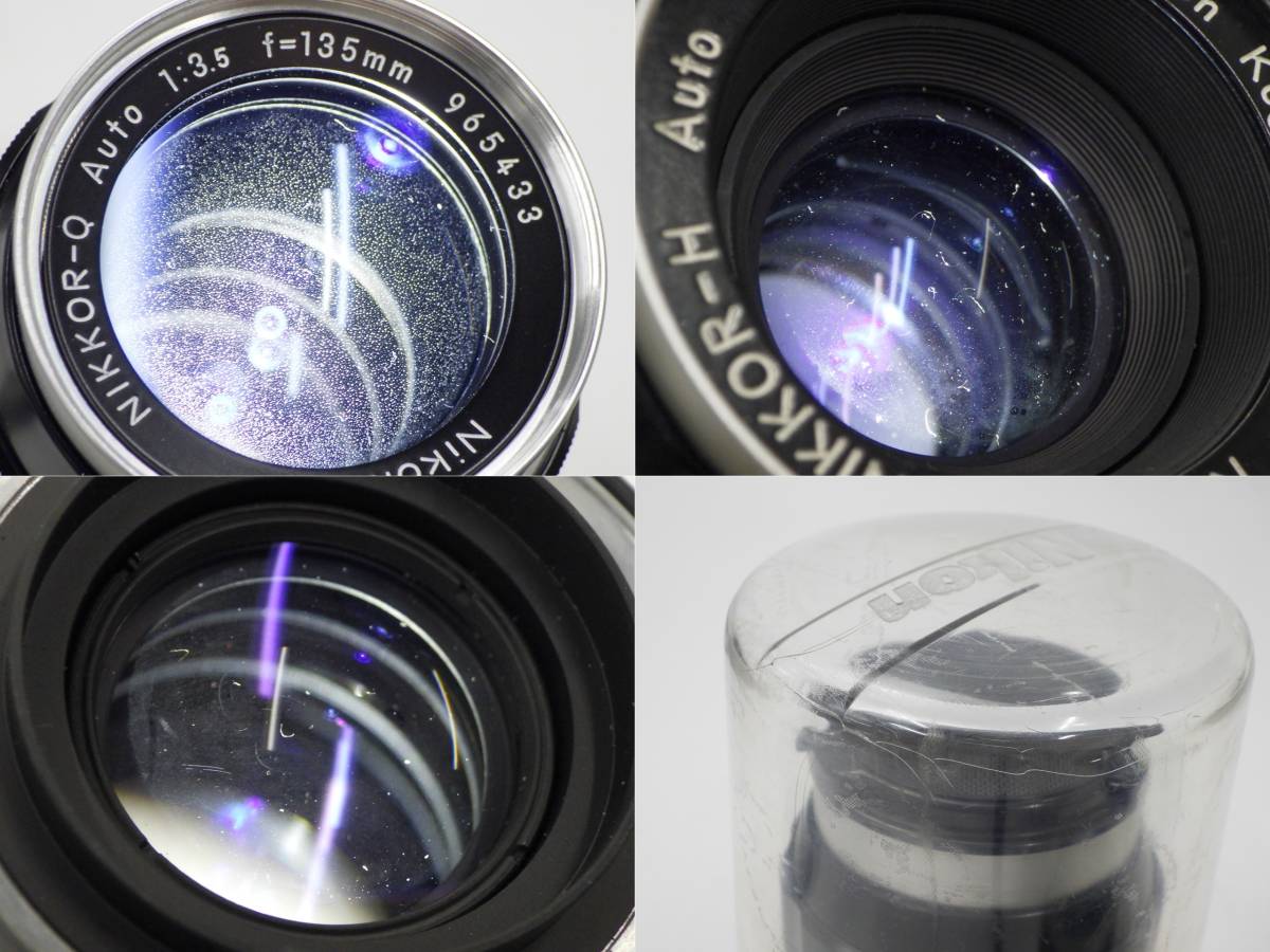 01 15-585746-05 [Y] Nikon ニコン Nikomat FT N ニコマート レンズ 1:2 f=50mm 1:3.5 f=135mm セット 札15_画像10