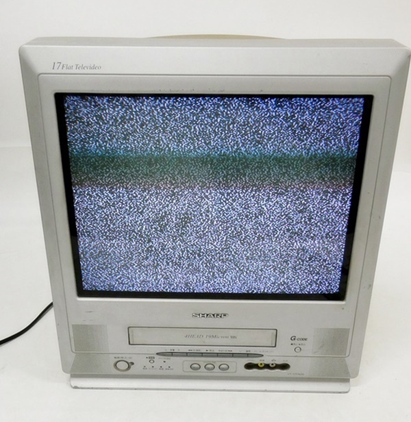 16 00-000000-00 [S] シャープ テレビデオ VT-17FN20 17型 2004年製 ブラウン管 テレビ 福00の画像1