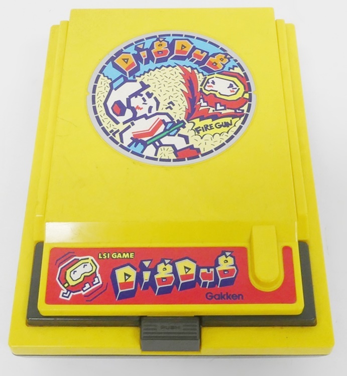 02 69-586310-12 [Y] Gakken 学研 ナムコ GAME DIGDUG ディグダグ LSI ゲーム 旭69_画像4