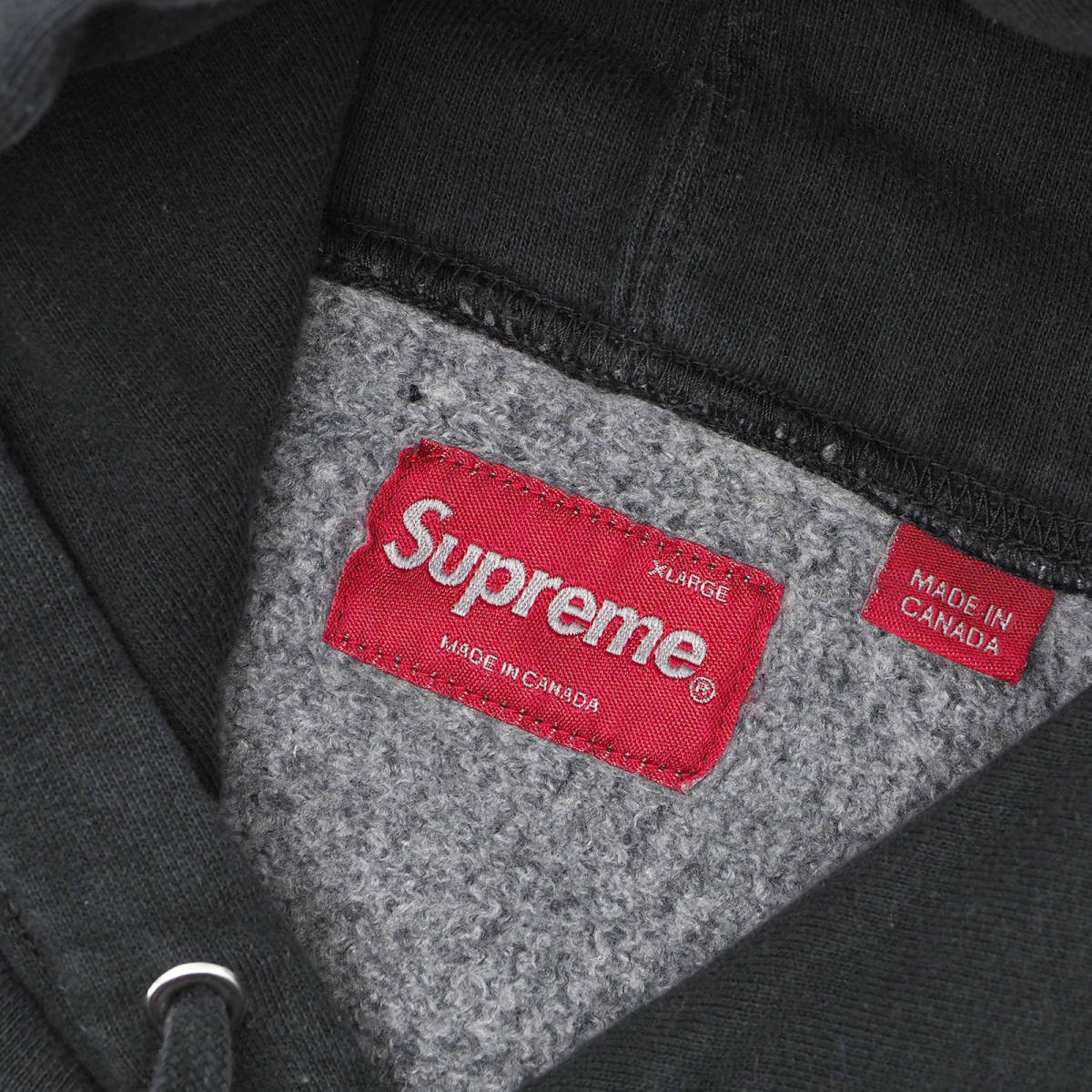 Supreme - Overdyed S Logo Hooded Sweatshirt 黒XL シュプリーム - オーバーダイド エス ロゴ フーデッド スウェットシャツ 2023SS_画像3