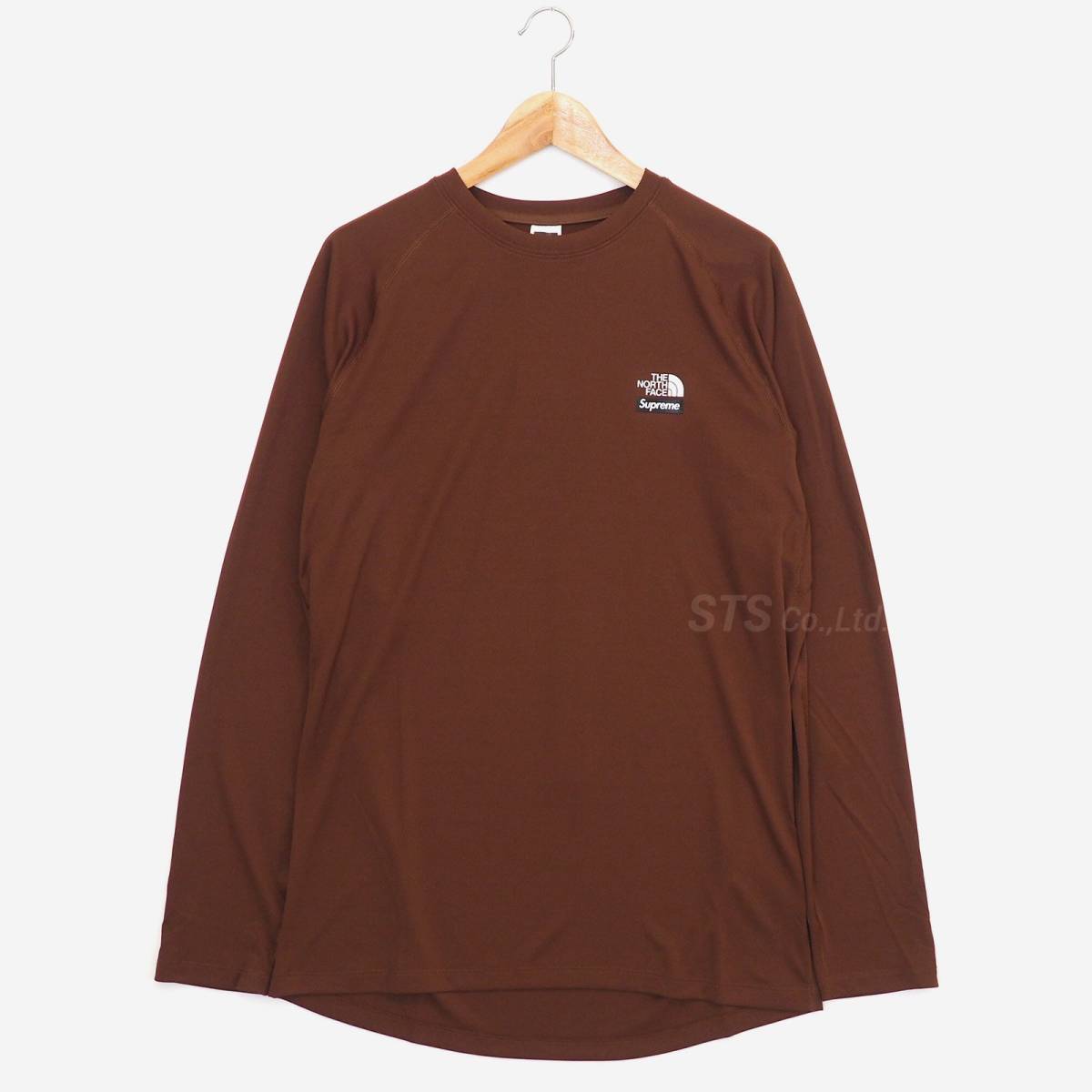 Supreme/The North Face Base Layer L/S Top 茶XL シュプリーム/ザ ノース フェイス ベース レイヤー ロングスリーブ トップ 2022FW_画像1