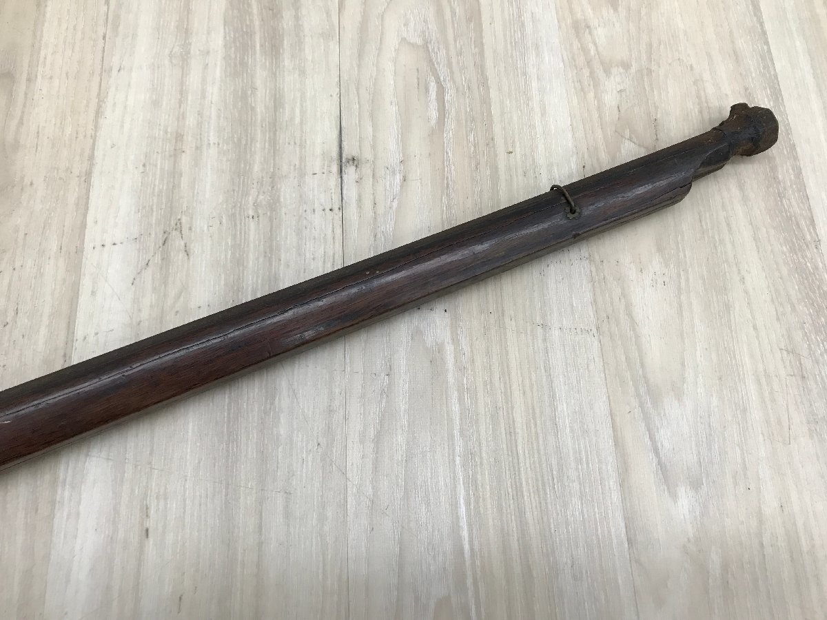 火縄銃 火縄式鉄砲 全長128cm 登録証付き 本物 鉄砲刀剣類登録証 火縄銃 火縄式鉄砲 全長128cm 登録証付き 本物 鉄砲刀剣類登録証