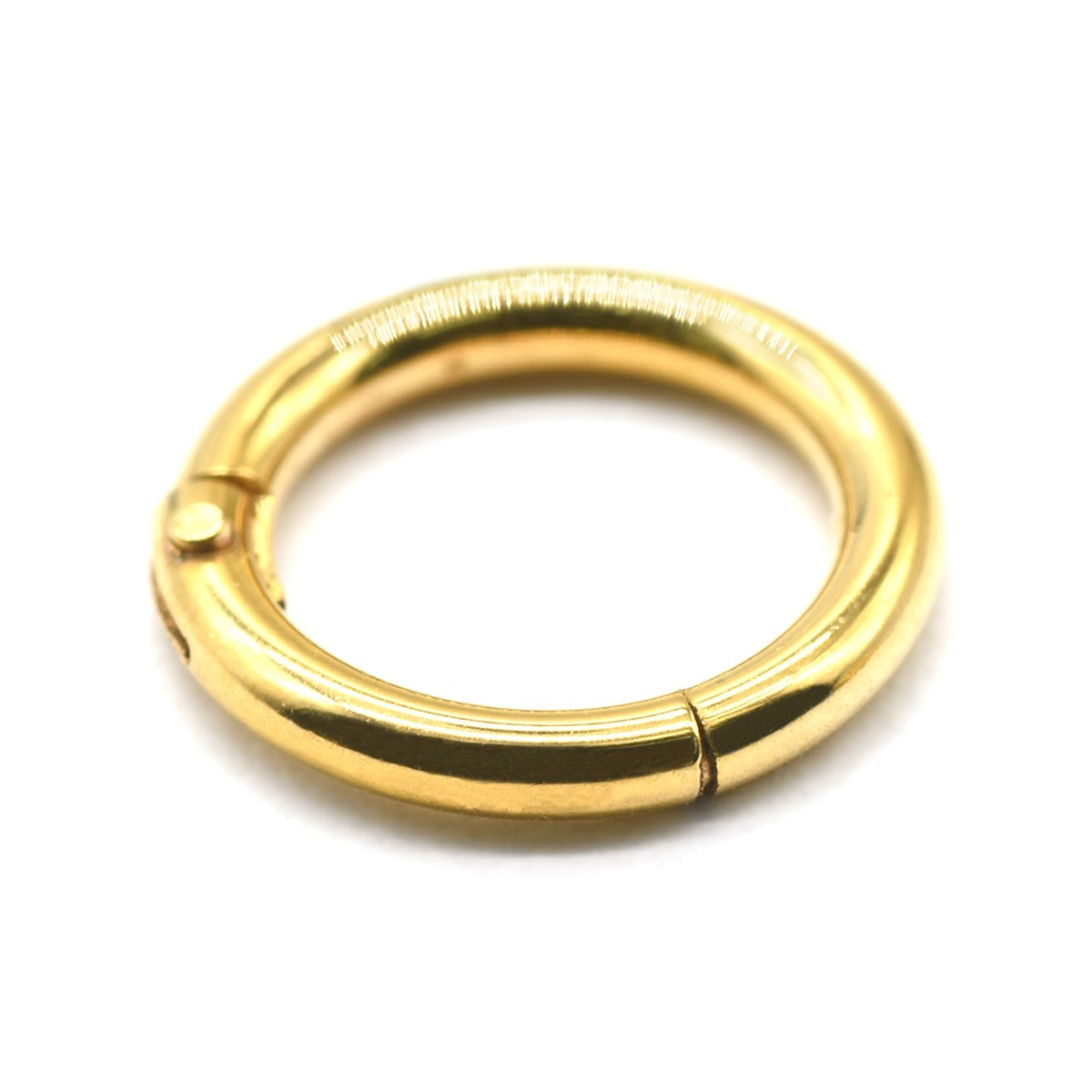 [ продажа по отдельности /1 шт ] пирсинги хирургический нержавеющая сталь легко оборудован возможно одним движением тип seg men to кольцо 16 мера внутренний диаметр 6.0mm золотой цвет 