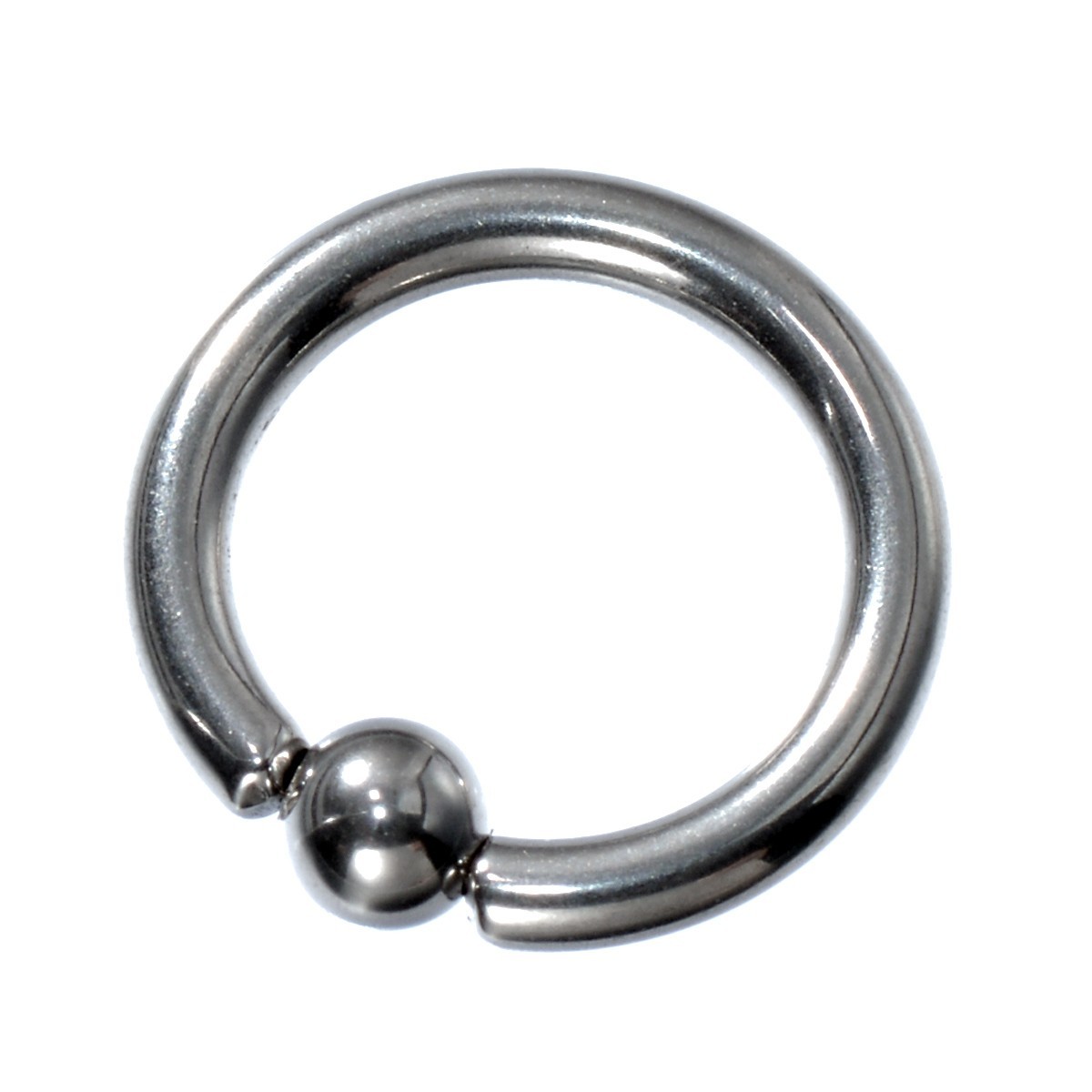[ продажа по отдельности /1 шт ] пирсинги titanium колпак tib бисер кольцо standard body серьги 14 мера внутренний диаметр 8.0mm мяч 3.0mm серебряный цвет 