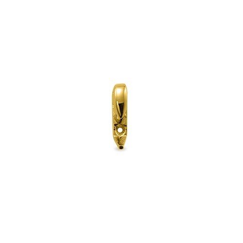 ペンダントトップ 18金 イエローゴールド 天然石 一粒ペンダント 主石の直径約5.2mm 二本爪留め_画像3