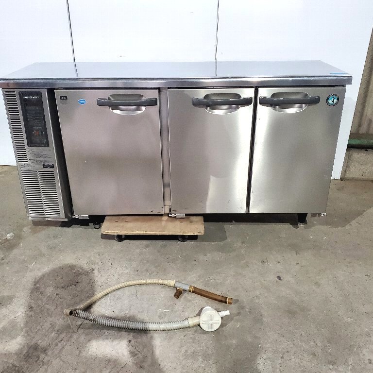★☆*j082 HOSHIZAKI ホシザキ 台下冷凍冷蔵庫 RFT-150PTE 業務用2ドア 100V W1500×D450×H800 冷凍ストッカー フリーザー☆★