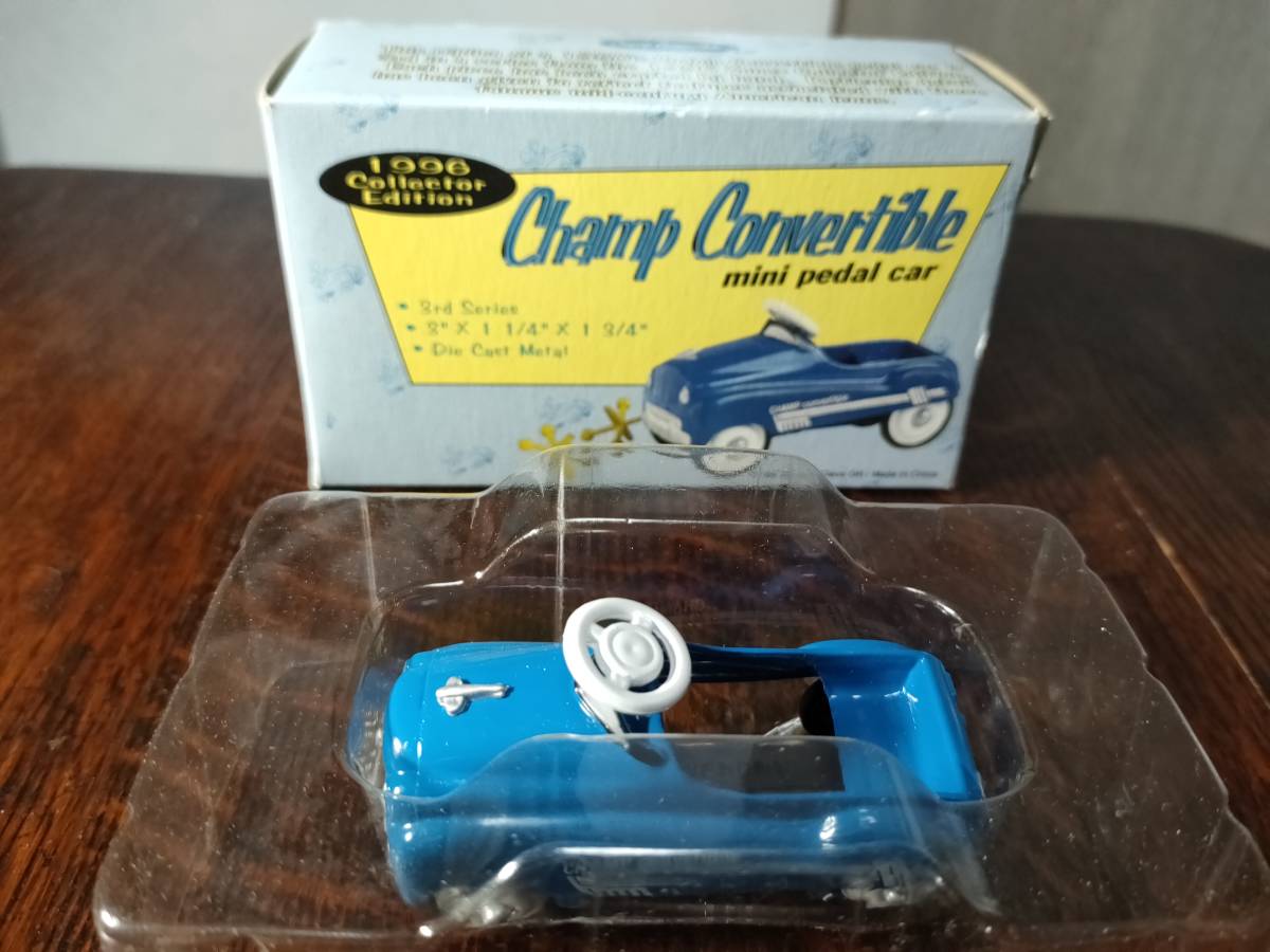 Champ Convertible mini pedal car   ダイカスト製 ペダルカーの画像1