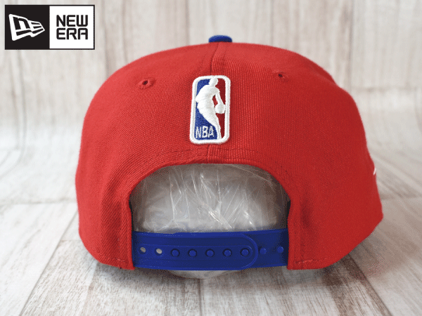 ★未使用品★NEW ERA ニューエラ NBA DETROIT PISTONS ピストンズ 9FIFTY フラットバイザー キャップ 帽子 USモデル A62_画像5