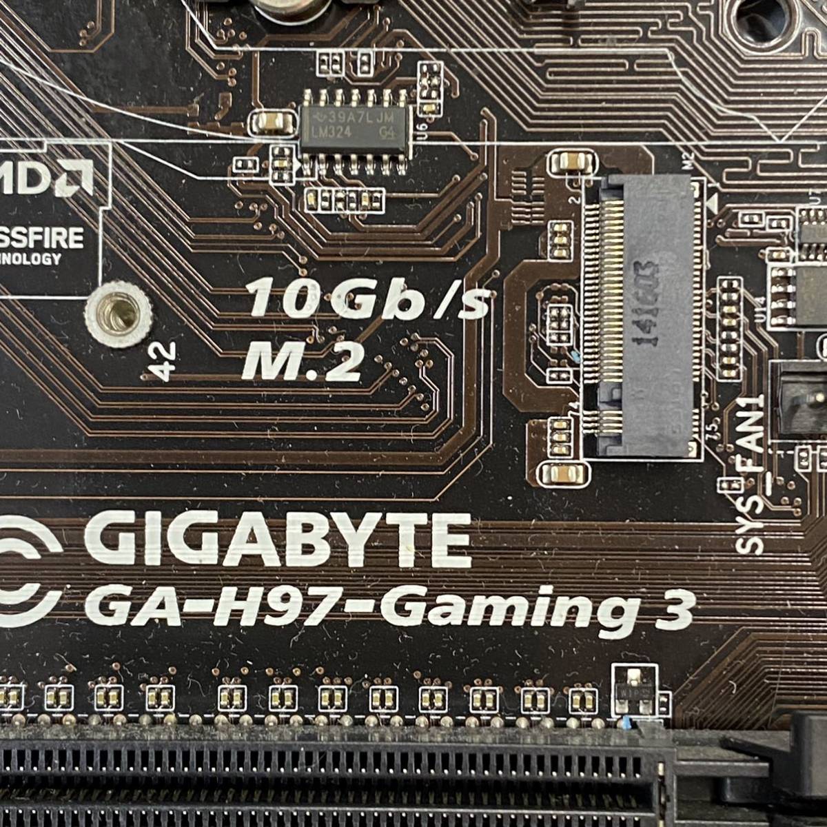 動作未確認 GIGABYTE GA-H97-Gaming 3 (rev. 1.0)_画像4