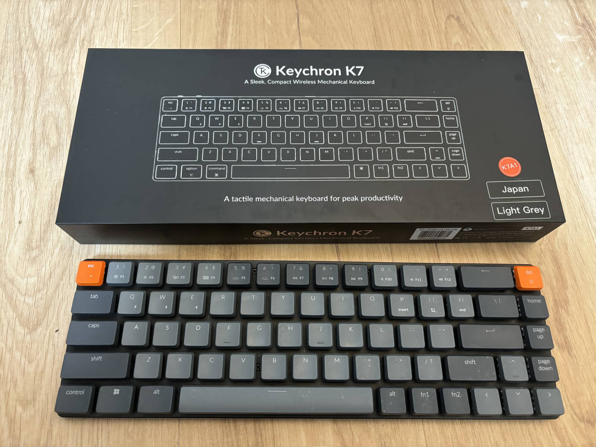 Keychron K7 赤軸 US配列_画像1