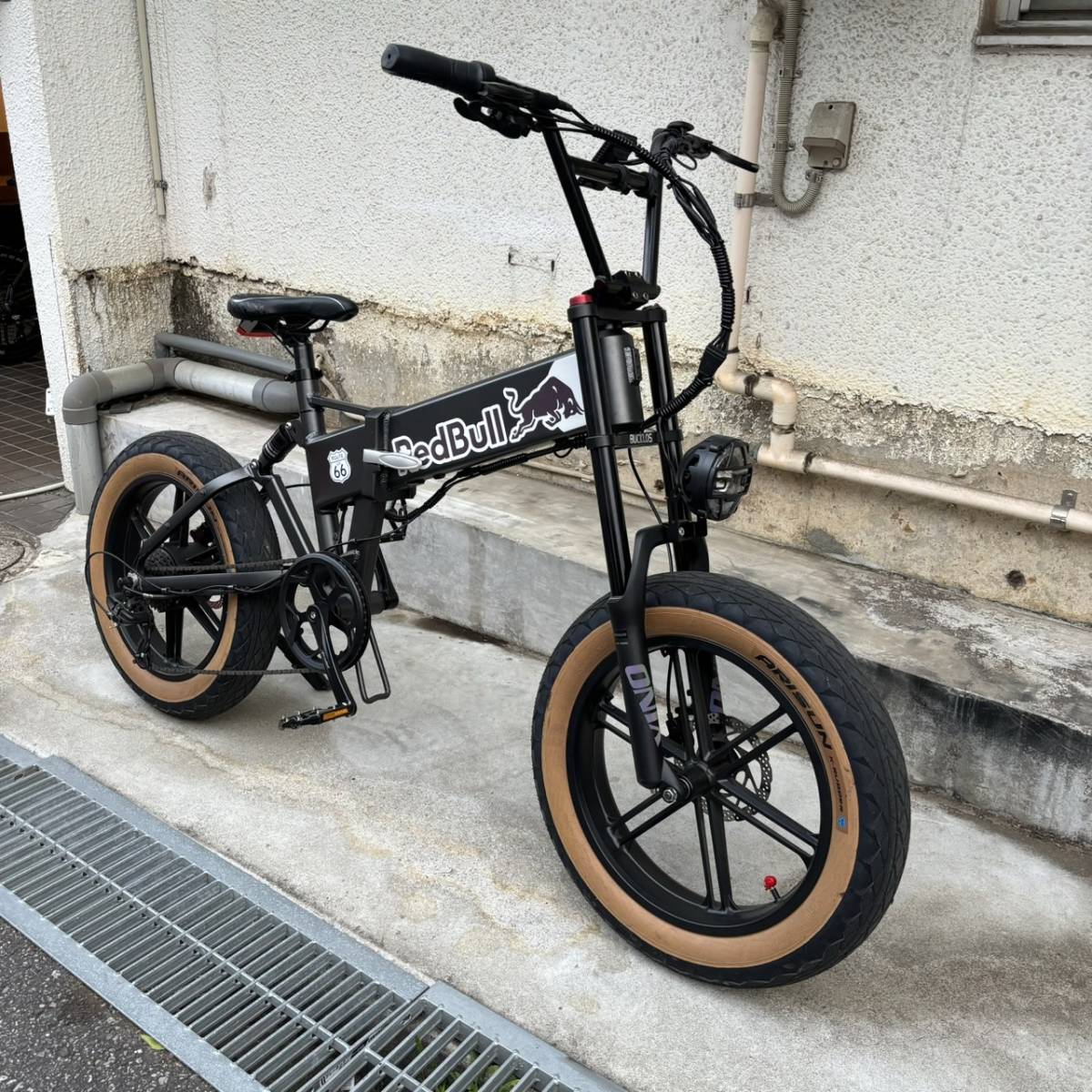 MATE系 500W 16ah 48V 各部カスタム済み 当店デモ車両 E-BIKE電動 MATE系 500W 16ah 48V 各部カスタム済み 当店デモ車両 E-BIKE電動