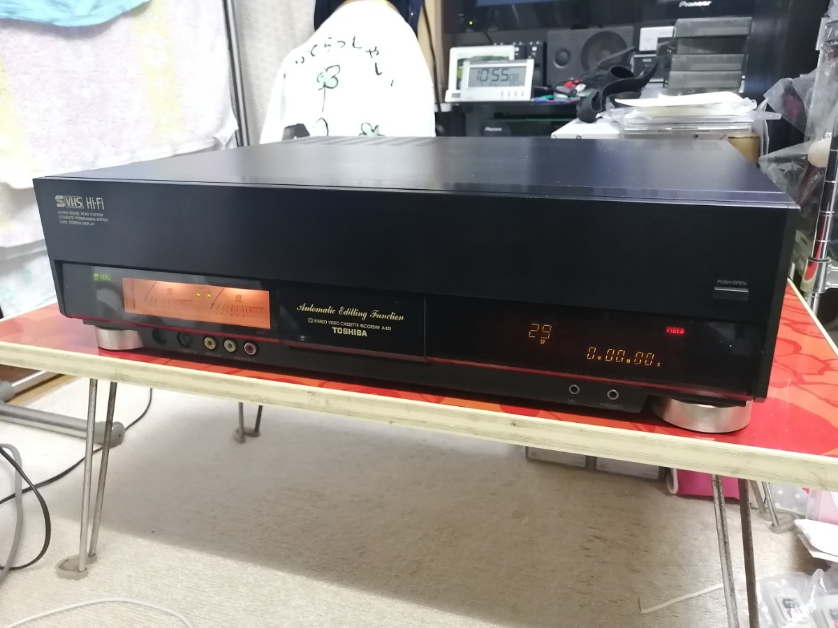 東芝高級S-VHSデッキ　A -ES1 動作品　ビデオライブラリー再生用に_画像2