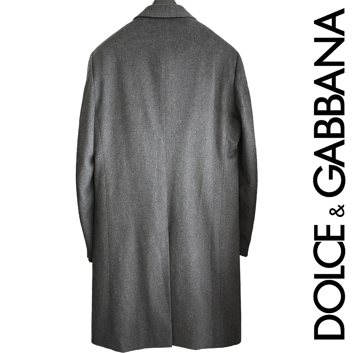 正規品 最高級 ドルチェ＆ガッバーナ Dolce & Gabbanaカシミアメルトン チェスターコート ジャケット ライダースブルゾン D＆G_画像2