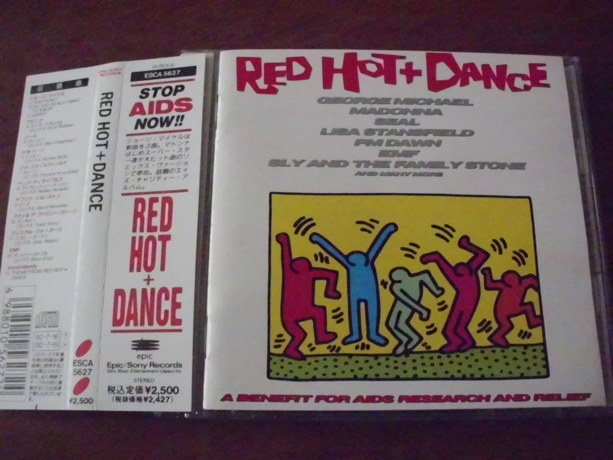 RED HOT + DANCE 帯付き　国内盤　ジョージマイケル/マドンナ/シール_画像1