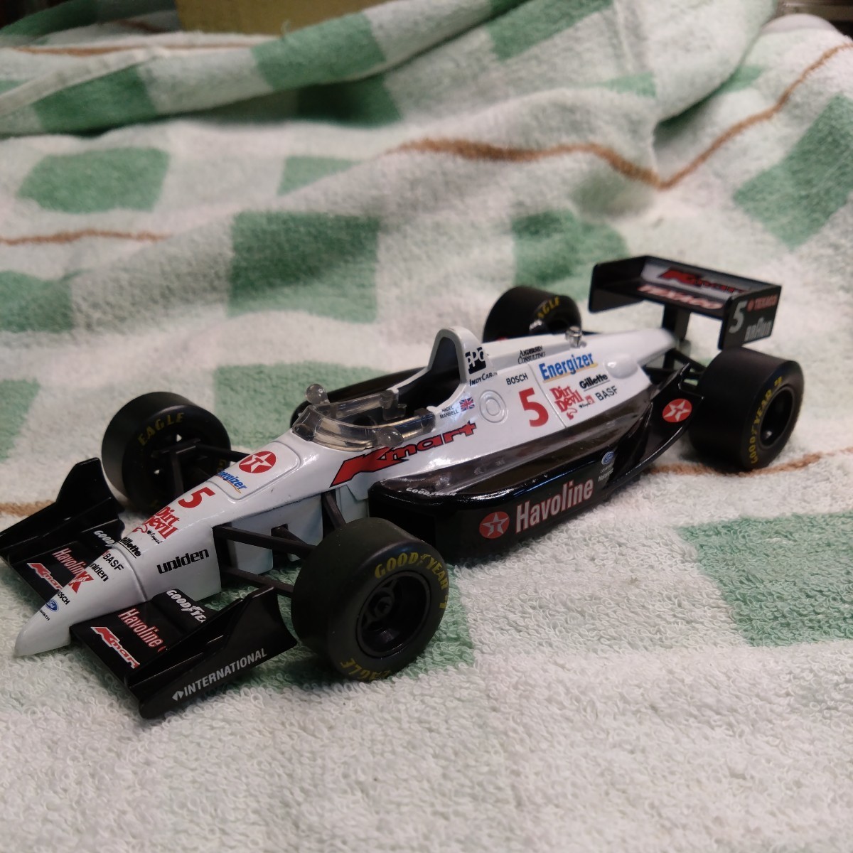 テキサコローラ T93 フォード インディーカー ミニカー RACING CHAMPIONS TEXACO LOLA K Mart INDY CAR FORDの画像1