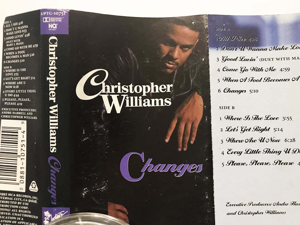 ■カセットテープ■クリストファー・ウィリアムズ Christopher Williams『Changes』メアリー・J. ブライジ■同梱8本まで送料185円_画像4