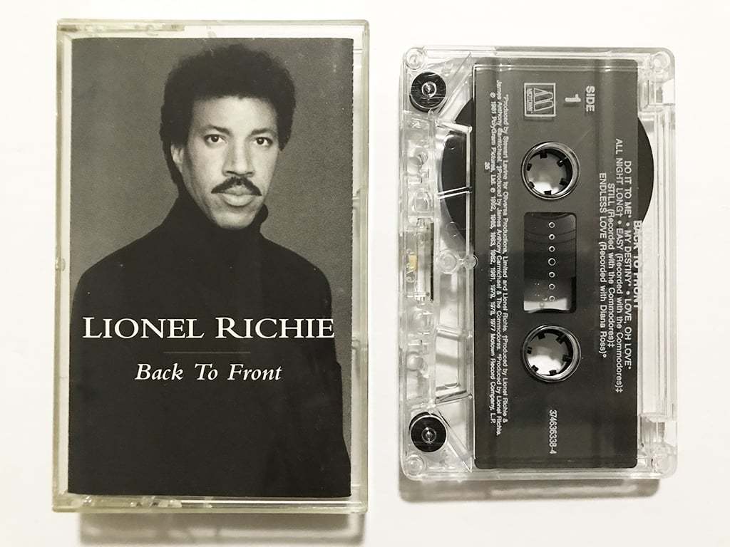 ■カセットテープ■ライオネル・リッチー Lionel Richie『Back To Front』ベスト＋新曲3曲■同梱8本まで送料185円の画像1