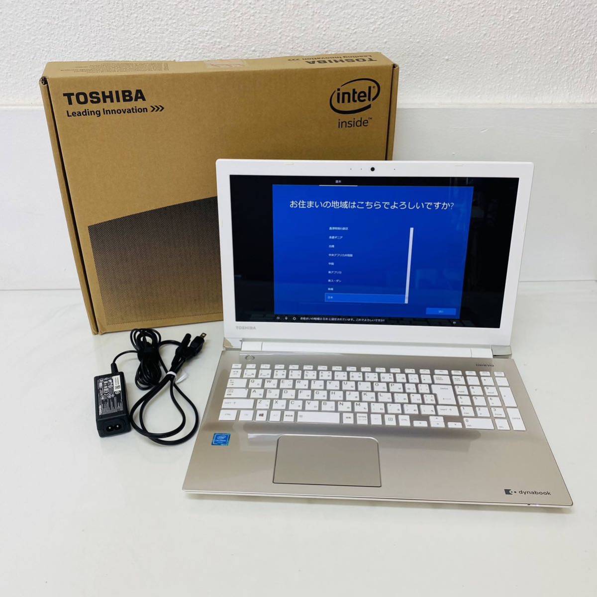 dynabook T45/GDG PT45DGP-SJA 　Celeron 3865U 4GB HDD1TB i16380100サイズ発送 _画像1